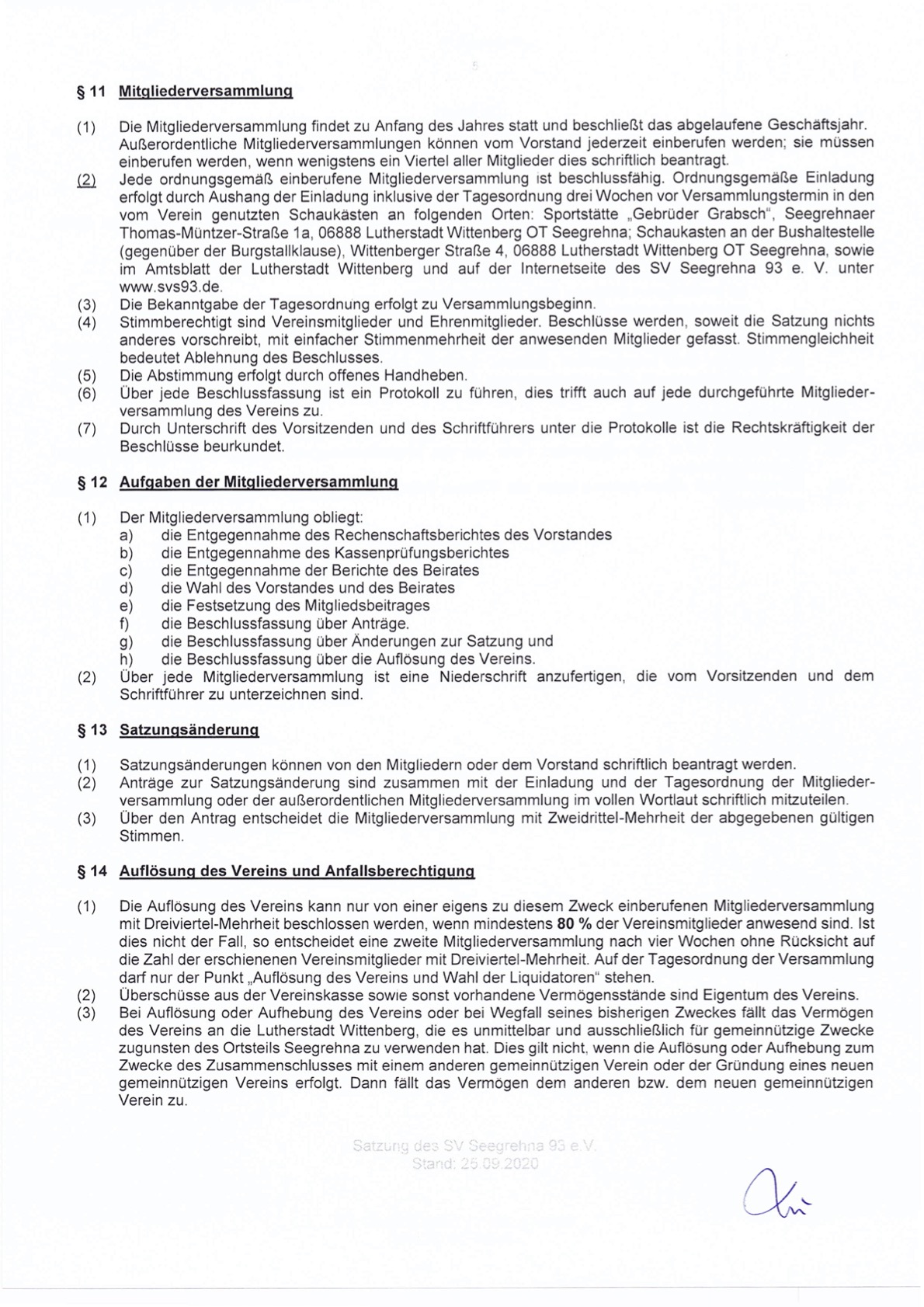 Vereinssatzung Seite 5